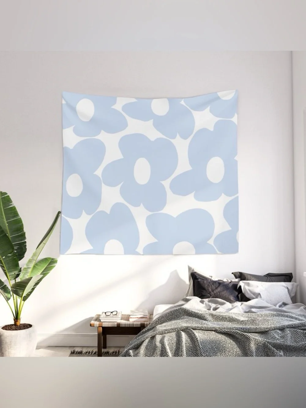 Society6 blue retro